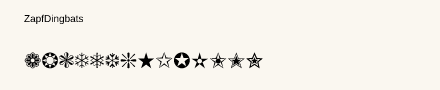 ZapfDingbats