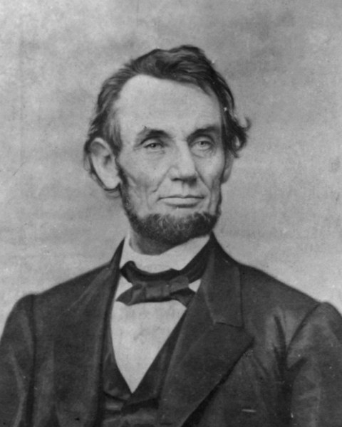 Anthony Berger's 1864 photograph of Abraham Lincoln, head and shoulders